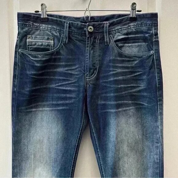 Buffalo Six Men’s Slim Straight Leg Jeans Blue Size 30 - Picture 4 of 13